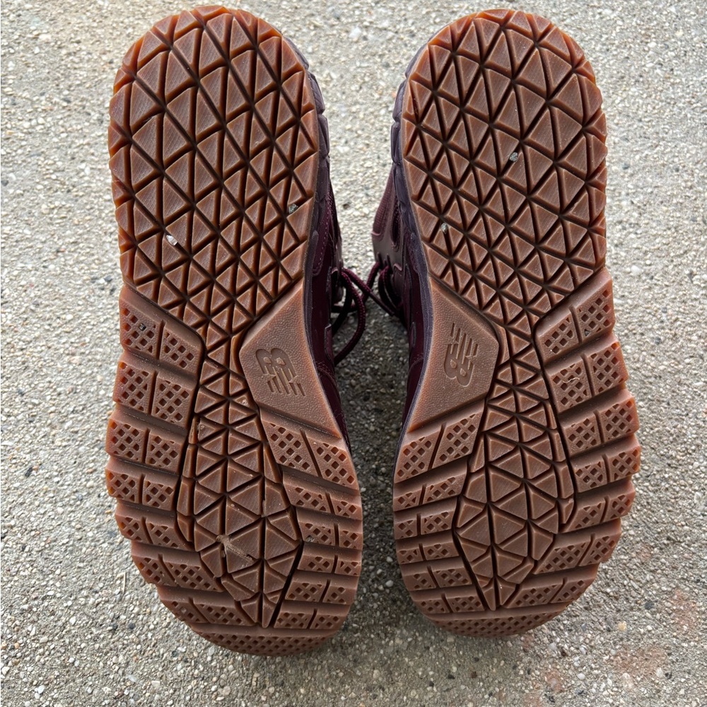 New Balance Fresh Foam Paradox sneaker boots in chocolate cherry